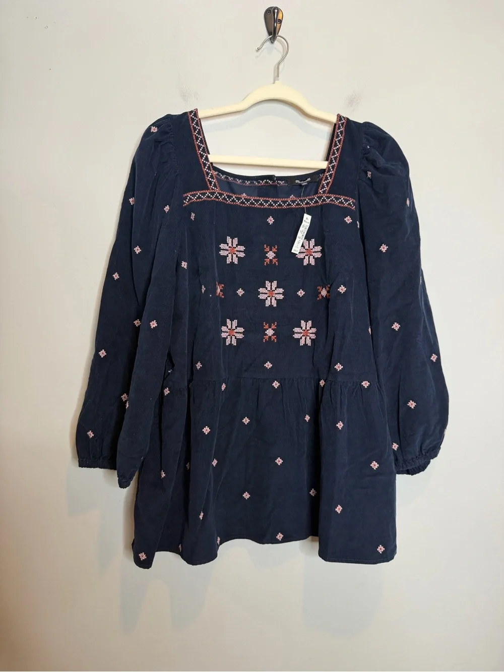 Madewell embroidered corduroy